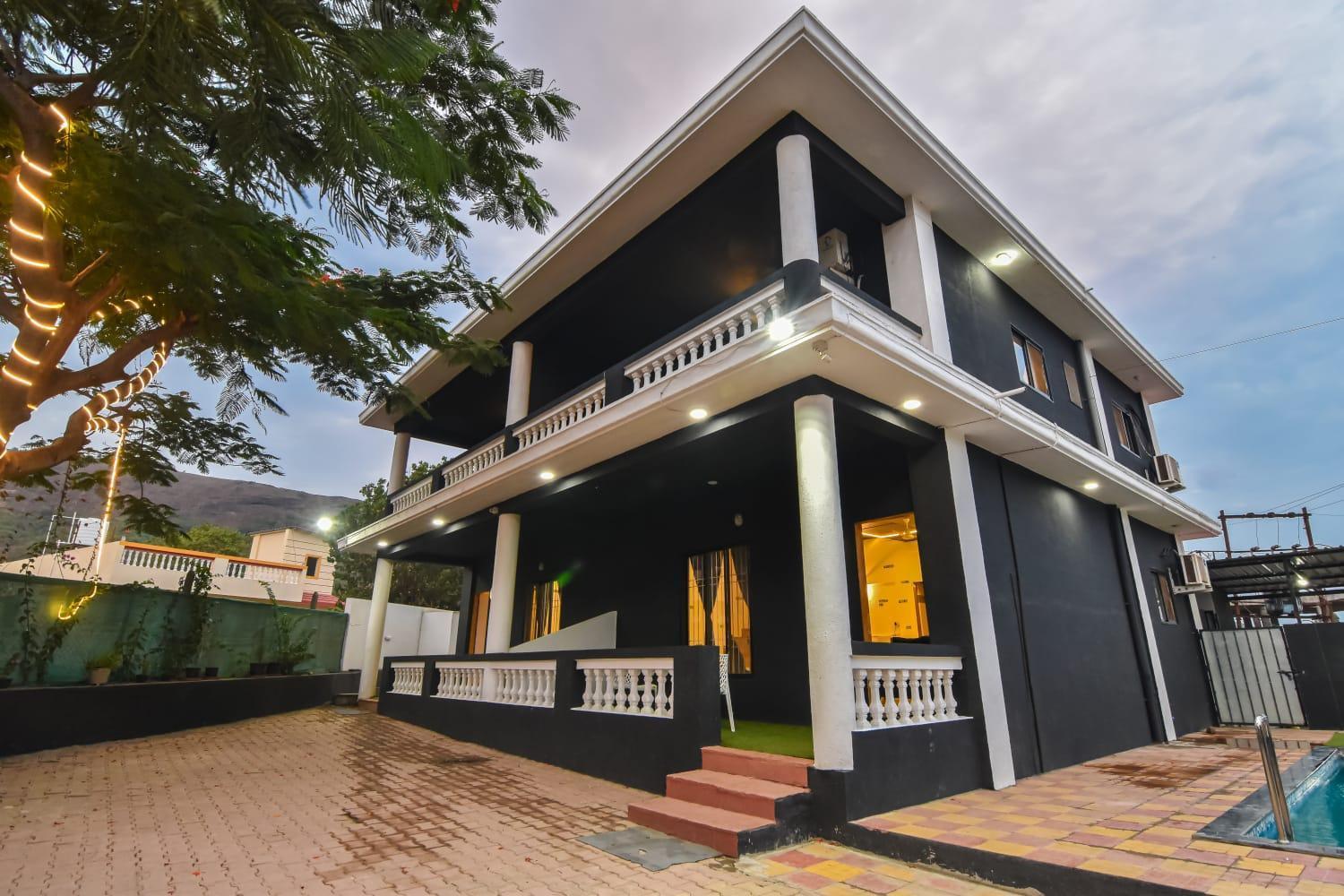 Empyrean Stay Ll 3Bhk Ll Black Horse Villa Ll Ac Ll Private Pool Ll Wifi II Lux Ll Lonavala Eksteriør billede